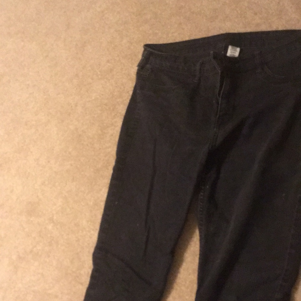 Black jeggings